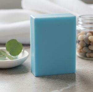 Blue Rectangular 4 oz Fresh Rain Goats Milk Shampoo NWT